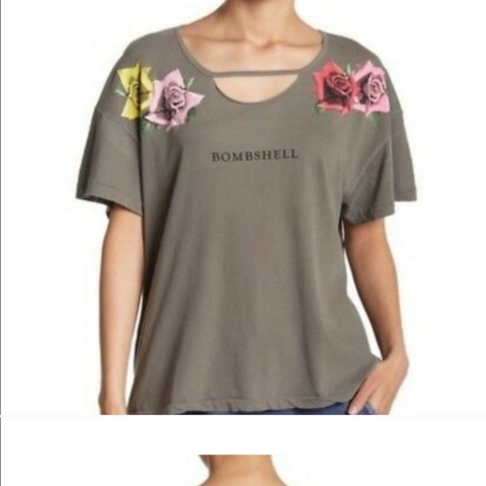 WILDFOX Bombshell Print Tee Size S